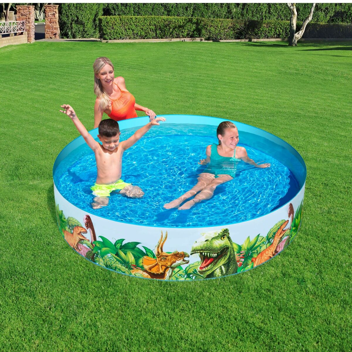Bērnu baseins Bestway Dinozauri 183 x 38 cm